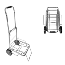 청아 접이식 크롬 핸드카트 간편 수레, 대형