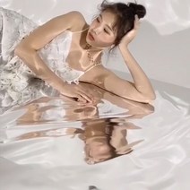 물결 촬영 배경지 미러 페이퍼백 반사지 홀로그램 거울 용지 크로마키 촬영천 유니크 스크린, 실버 시트지 1x2m, 1개