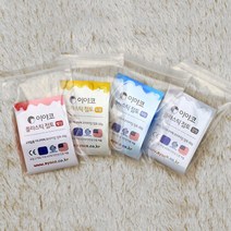이야코 칼라 플라스틱 점토 60g (5가지 칼라 택일)-JEY, 빨강