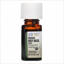 에센셜 오일 Pure Essential Oil Organic Holy Basil Tulsi 7.4ml
