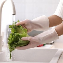 파스텔 핑크 3개 투톤 설거지고무장갑 라텍스장갑 고무장갑 설거지 설거지장갑 청소용