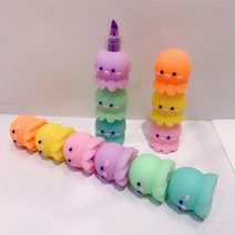 일호장신구 하트볼 문어 줄줄이 형광펜(소) 국내배송, 하트볼문어줄줄이형광펜[소]