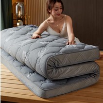 침대 이불 패드 VESCOVO 렌탈 룸 폼 더블 Matras 스티치 라텍스 매트리스 토퍼 맞춤 제작, [02] 89cm thickness, [05] 150x190cm59x75in, [03] as picture