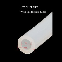 물호스 주름 PVC 화장실 농업용 실리콘 튜브 7x10mm 8x11mm 물 파이프 CO2 레이저 절단기용 센서 및 펌프, 01 8x11mm