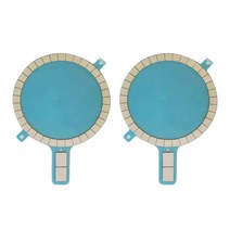 GHSHOP 2 개/대 마그네틱 패치 무선 충전 자석 12 Pro Max, 54mm, 금속, 푸른, 2개