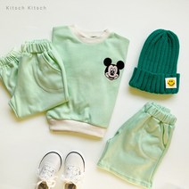 키치키치 아동복 아동상하복 미키상하복 상하세트 유아동복 등원룩 얼집룩 3종세트