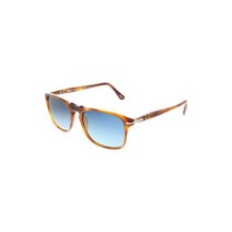 430070 / New Persol PO 3059S 96/S3 Terra Di Siena Sunglasses Blue Gradient Polarized Lens