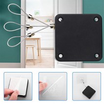 도어클로저 와이어 설치 클로져 현관 현관문 방화문, 와이어 도어클로저 블랙