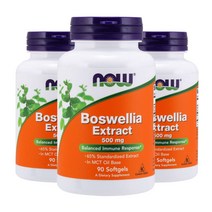 총 3통 나우푸드 보스웰리아 추출물 조인트서포트 500mg 90정