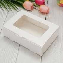 중앙패키지 칼라창 박스(소) 화이트 (180 x 125 50) 50개