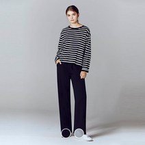 [지오다노] 552902 여 라운지 저지 스트레이트 팬츠