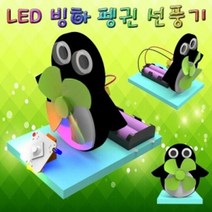 빙하 일반형 펭귄 선풍기 (1인용), 단품