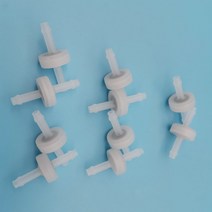 가정용 수족관 수족관 공기 펌프 PVDF 체크 밸브 PVDF 편도 비 반환 Viton 다이어프램 10 개/몫 오존, 01 WHITE