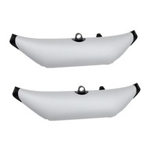 고무보트 민물낚시PVC 풍선 카약 아웃리거 스태빌라이저 카누 부표 플로트 스탠딩 워터 부력 보트, 02 2pcs White
