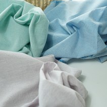 대폭 면30수 워싱 멜란 무지원단 19종 커튼주문제작가능 식탁보 앞치마 옷, 진블루(90x164cm)
