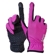 여름 등산용 장갑 메쉬 스마트폰 터치장갑 쿨링소재, M핑크