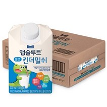 앱솔루트 킨더밀쉬 200ml, 우유맛, 12개