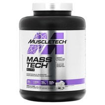 몬스터밀크 제로카브 크레아틴 MuscleTech Mass Tech Elite 바닐라 케이크 6파운드272kg