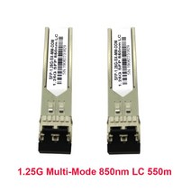 광섬유장치 통신장비 다중 모드 1.25Gbp/s 550M LC 850nm 파이버 핫 플매트 카펫 러그 가능 모듈 DDM SFP 스위치 호환 기가비트 이더넷 sfp, 02 2pcs