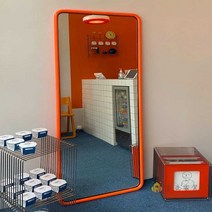 전신거울 와이드 현관 쇼룸 스텐딩 유니크 예쁜 큰거울, 80x180CM(녹색) 다른 아니요