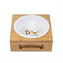 모닝펫 도기 원목식기 1구 소, 4015, 3개