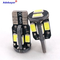 T10 led W5W 6smd canbus 100 Canbus 자동차 자동 전구 표시 등 주차 램프 화이트 12V 5630 개