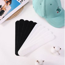 모자오염방지 뽀송 모자땀패드 대용량 100P 이마땀패드 모자땀흡수패드 모자패드 모자땀패치 캡패드 캡라이, 블랙, 100개, 1개