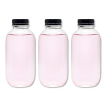 [유페트] 430ml 우유 페트병 35파이 74개입 검정캡