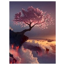 세진 NEW 보석십자수 3D 72가지 신제품 새로운 취미생활 보석 십자수 보석십자수, 34x44 벚꽃 구름
