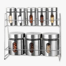 스텐 양념통세트 조미료통 양념병 캠핑 양념통 8종, 단일