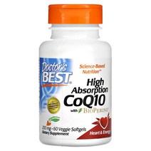 닥터스베스트 CoQ10 BioPerine 200mg 60소프트젤 코엔자임 블랙페퍼 피페린