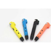 교육용 3D펜 입체그림 미술 교구 USB LCD디스플레이, 주황색