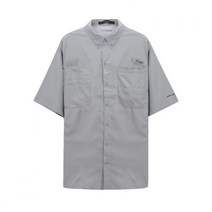 COLUMBIA 23 TAMI 아미AMI 아미 II SS SHIRT (1287051-019) (남성 타미 숏슬리브 셔츠), S (100 정도이니 참조)