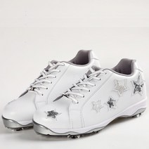 엠엔엑스15 여성 키높이 스파이크 스크린 연습용 수제 골프화 여자 명품 프리미엄 블링블링 스팽클 골프운동화