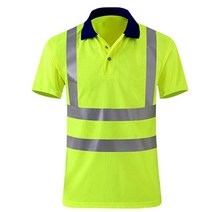 안전 반사 티셔츠 테이프가 있는 작업 도로 건설 보안 탑스, 07 type 1_02 Asia size M