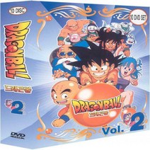 DVD 드래곤볼 Vol. 2 (Dragon Ball) 10disc.뉴팩케이스 (61-120회)