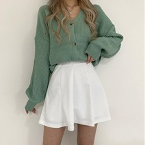 22년S/S신상! 큰옷빅진 빅사이즈 M~4XL 미니 A라인 하이틴 플레어 밴딩 치마바지(923)데일리 베이직 골프 테니스 스커트