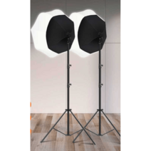 젬볼 400w LED 실내 촬영 조명 방송 동영상 장비, 200W 듀얼 램프(백색광)