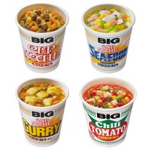 닛신 컵누들 컵라면 BIG 빅사이즈 라면 4종 1박스(12개), 오리지널BIG x12