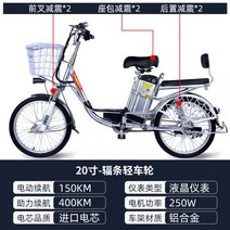 전기 자전거 전동 킥보드 배달 운동 패달 겸용 리튬 배터리 휴대용 남성 여성 알루미늄 합금, 주행400km8
