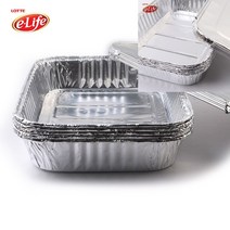 은박도시락 5P 만두포장용기 햄버거포장용기 타원찜용기 크리스마스일회용접시 도시락포장 일회용도시락 은박