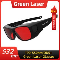 용접안경 보호 용접 작업 안전 고글 적외선 레이저 532nm 데모 녹색 포인터 안경 보라색 파란색 차폐 1064nm, 532nm 2