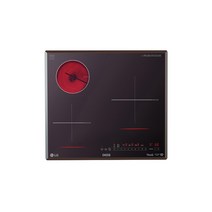 LG전자 디오스 전기레인지 인덕션 2구 + 하이라이트 1구 프리스탠딩A 15cm, BEY3MST, 방문설치