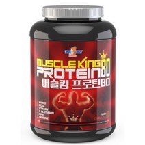 원데이뉴트리션 머슬킹 80 프로틴 헬스 보충제, 2kg, 15개