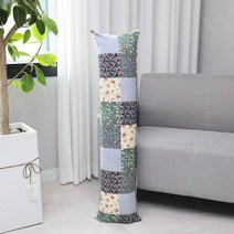 긴 베개 겸 안고자는 베개 바디필로우 쿠션 소형 사이즈 ( 솜포함), 긴 베개 바디필로우 110X30 ( 소형 ), 눈꽃패치, 다크그레이