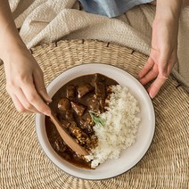 국내산 마리 오목 접시 불고기 카레 파스타 스파게티 도자기 접시(2호), 마리오목접시2호 브라운