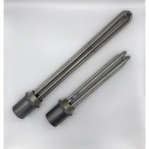 투입히터 / 3kW 5kW 삽입히터 온수기용 SUS후렌지 / 2인치 / 물용, 220V(단상결선), 510MM(5KW)