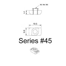 10 pcs T 슬롯 너트 M3 해머 슬라이딩 헤드 프린터 부품 패스너 커넥터 2020 알루미늄 프로파일, 04 TYPE D_05 M8