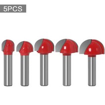 엔드밀 드릴밀 1개 8 shank double edging router bits for wood cove box bit tungsten carbide woodworking 커터, 5개