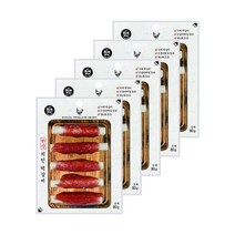 바우와우 한상 떡갈비 치킨 80g x 5개 강아지 간식 애견 껌